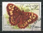 Timbre AFGHANISTAN 1998  Obl  N 1802 Mi. Papillons