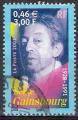 France 2001; Y&T n 3393; 3,00F (0,46) S. Gainsbourg, srie artiste chanson