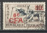 Runion 1953; Y&T n 314; 8F CFA sport, cano