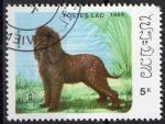 Laos 1986; Y&T n 741; 5k Faune, chien irlandais