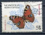 Timbre MONGOLIE  1963  Obl   N 294  Y&T   Papillon