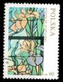 Pologne Yvert N1951 Oblitr 1971 Vitrail iris