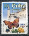 Timbre de CUBA 1999  Obl  N 3824   Y&T   Papillon