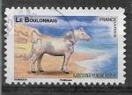 2013 FRANCE Adhesif 815 oblitr, cachet rond, cheval Boulonnais