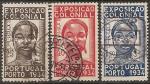portugal - n 572  574  serie complete oblitere - 1934