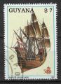 GUYANA - 1988 - Yt n 1769MT - Ob - Colomb ; Grande Franoise
