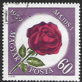 Hongrie oblitr YT 1276 rose