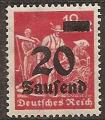 allemagne (empire) - n 256  neuf/ch - 1923