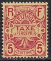 runion - taxe n 6  neuf* - 1907