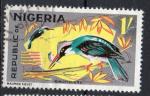 NIGERIA N 185 o Y&T 1965 Oiseaux (Martin pcheur)