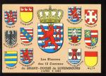 CPM Luxembourg le Grand Duch les Blasons des 12 Cantons