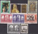 VATICAN petit lot de 8 timbres 