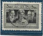 Timbre Pologne Oblitr / 1947 / Y&T N489.