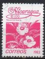 NICARAGUA N 1253 o Y&T 1983 Fleurs (Tecoma staus)