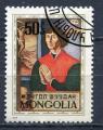 Timbre MONGOLIE  1973  Obl   N 667   Y&T  Personnage Copernic