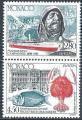 Monaco - 1994 - Y & T n 1935 & 1936 - MNH (tache rousse)