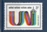 Timbre Nations Unies Neuf / ONU New York / 1972 / Y&T NPA18.