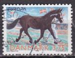 DANEMARK  n 1191 de 1998 oblitr  "le cheval"