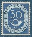 Allemagne N18 Cor postal 30p neuf