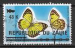 ZAIRE - 1977 - Yt n 890 - Ob - Papillon : colottis protomedia
