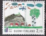 FINLANDE N 1153 de 1992 oblitr  