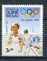 Timbre GUINEE BISSAU  1983  Obl   N 210  Y&T  Pr Olympiques de 1984