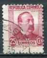 Timbre ESPAGNE 1931 - 34  Obl  N 504  Y&T  Personnages