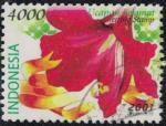 Indonsie 2001 Oblitr Used Fleurs Ucapan Selamat Flicitations Y&T ID 1875 SU
