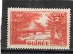 Timbre des Colonies Franaises / 1938 / Guine / Y&T N125.