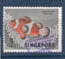 Timbre Singapour Oblitr / 1962 / Y&T N55.