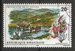 Rwanda 1975; Y&T n 660; 20c, protection de la nature, sources salines