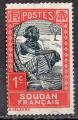 Soudan 1931; Y&T n 60; 1c, laitire Peulh au march