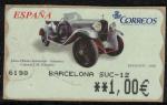 Espagne 2003 Vignette ATM Oblitre Used Car Voiture Donosti sur fragment SU