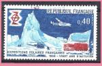 France Oblitr Yvert N1574 Expditions polaires 1968