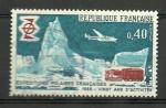 France timbre n 1574 ob anne 1968 Expeditions Polaires Franaises(cachet rond)