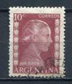 Timbre ARGENTINE 1952  Obl   N 519  Personnages