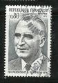 France timbre n1839 oblitr anne 1975 Prsident Georges Pompidou