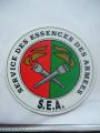 SEA SERVICE DES ESSENCES DES ARMEES Autocollant Militaria Armee