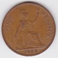 Pice 1 Penny Grande-Bretagne 1964