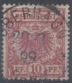 Allemagne : n 47 oblitr anne 1889