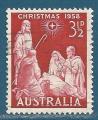 Australie N247 Nol 1958 - Nativit oblitr