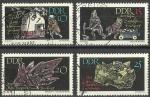 RDA 1965; Y&T n 842  845; srie 4 timbres, bicentenaire de l'acadmie minire