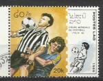 Laos 1990; Y&T n 899, Foot; Coupe du monde 1990 Italie