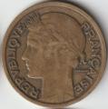 2 Francs Morlon bronze-alu 1933 chiffre 2 MAIGRE
