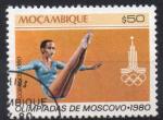 MOZAMBIQUE N 759 o Y&T 1980 Jeux Olympiques de Moscou (Gymnastique)