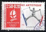France 1991; Y&T n 2709a; 2,50F + 0,20 J.O. Alberville, ski artistique, (bloc)