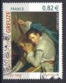 timbre France 2005 - YT 3835 - Le guitariste  peintre Jean-Baptiste Greuze 