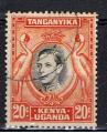 Kenya-Ouganda-Tanganyika / 1938  / YT n 54 oblitr