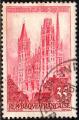 FRANCE - 1957 - Y&T 1129 - Cathdrale de Rouen - Oblitr