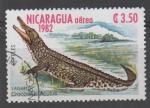 NICARAGUA N PA 1010 o Y&T 1982  Faune reptile (Cocodilius acutus)